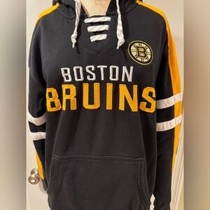 Boston Bruins Black and Yellow Men's sweatshirt hoodie size M